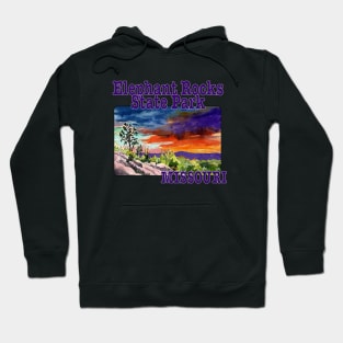 Elephant Rocks State Park, Missouri Hoodie